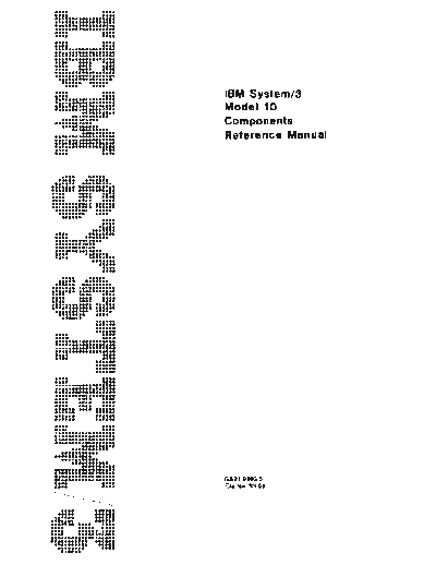 GA21-9103-5_IBM_System-3_Model_10_Components_Reference_Manual_May74