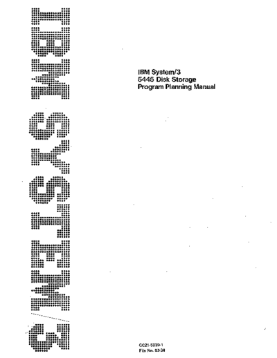 GC21-5039-1_System_3_5445_Disk_Storage_Program_Planning_Manual_Oct74