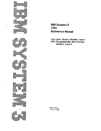 GC21-5113-2_IBM_System3_3741_ReferenceManual_Sep78