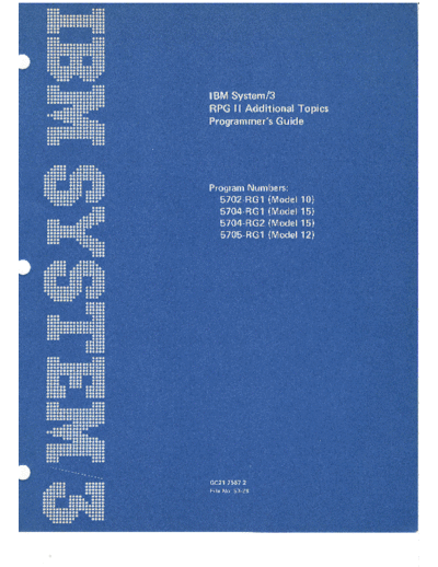 GC21-7567-2_IBM_System3_RPGII_AdditionalTopicsProgrammersGuide_Dec79
