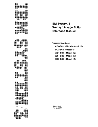 GC21-7661-5_IBM_System3_OverlayLinkageEditorReferenceManual_Sep78