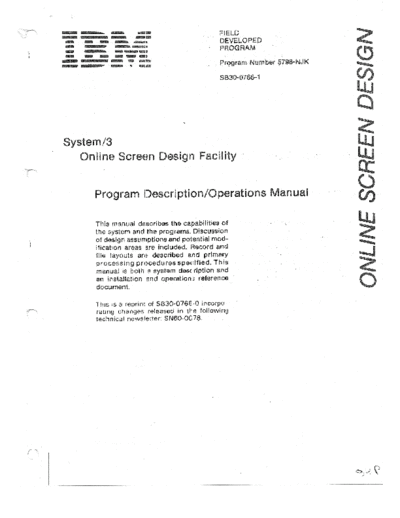 SB30-0766-1g_FDP_System3_OnlineScreenDesignFacility_ProgramDescription_OperationsManual_5798-NJK