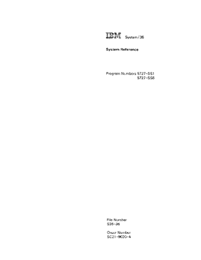SC21-9020-4_System_36_System_Reference_Oct86