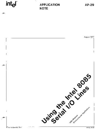 AP-29_Using_The_Intel_8085_Serial_IO_Lines_Aug1977