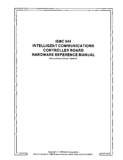 9800616A_iSBC_544_Terminal_Controller_Hardware_Reference_Manual_Aug78