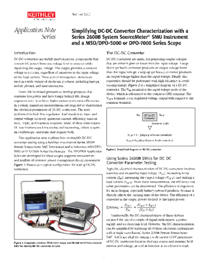 DC_DC Characterization2600B AppNote