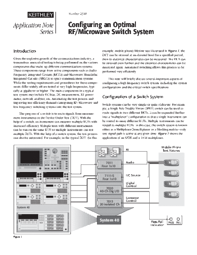 2589 Optimal RF-Switch