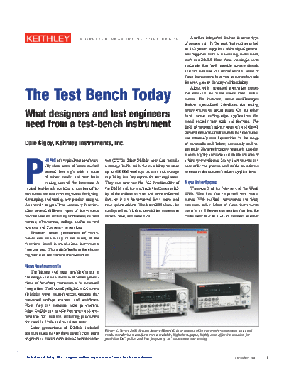2649 Test Bench Today