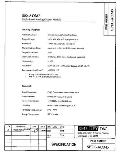 AOM5-500RevA_DocSpec