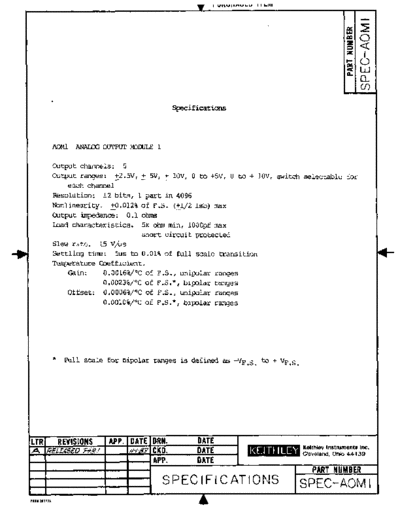 AOM1_500RevA_DocSpec