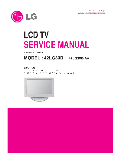 42LG30D Service Manual