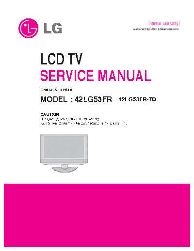 42LG53FR Service Manual