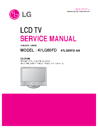 47LG60FD Service Manual