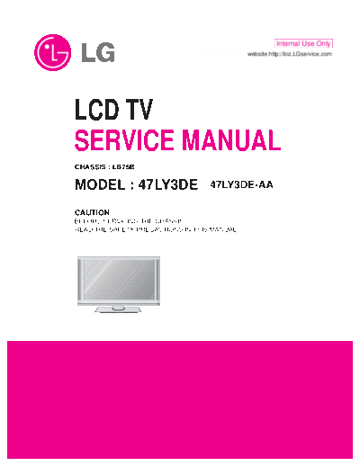 47LY3DE Service Manual