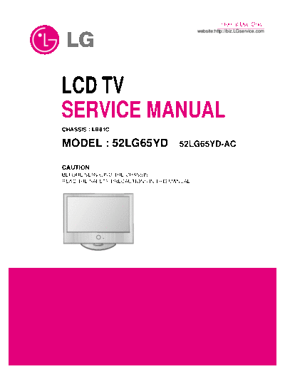52LG65YD Service Manual