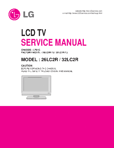 32LC2R Service Manual