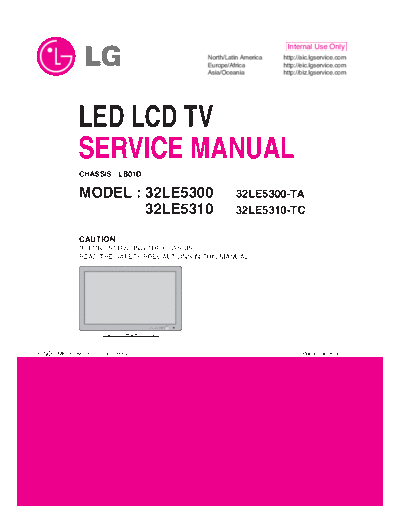 32LE5300 - Service Manual
