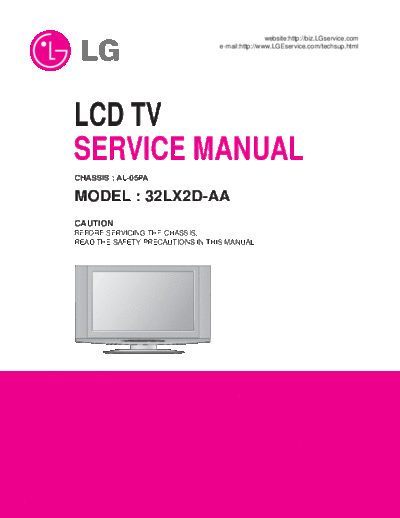 32LX2D Service Manual