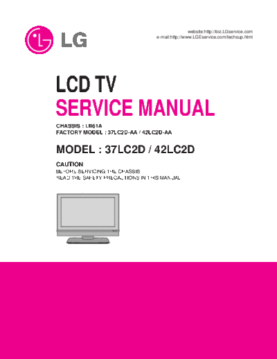 37LC2D Service Manual