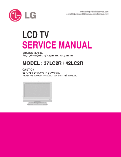37LC2R Service Manual