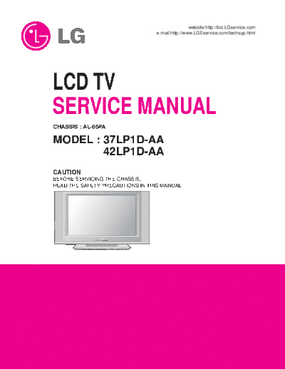 37LP1D Service Manual