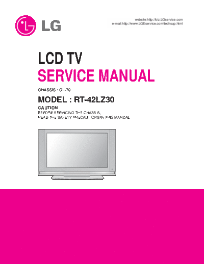 RT-42LZ30 Service Manual