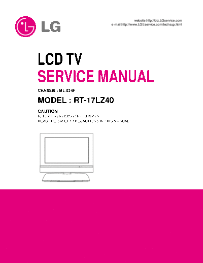 RT-17LZ40 Service Manual