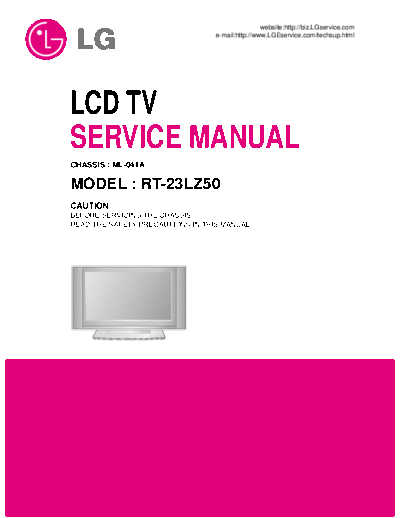 RT-23LZ50 Service Manual