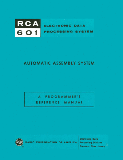 P601-03-022_RCA601_Assembler_Jan61