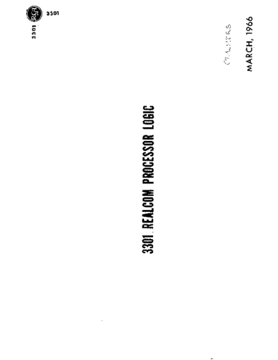 3301_Realcom_Processor_Logic_Mar66