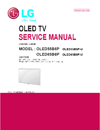LG+OLED55B6P+Chassis+EA64B