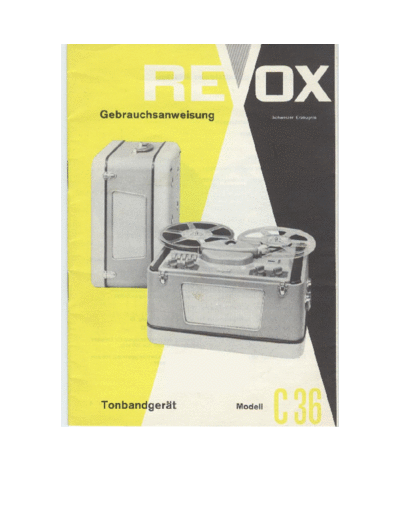 Revox--C36--user,schematics--ID7309