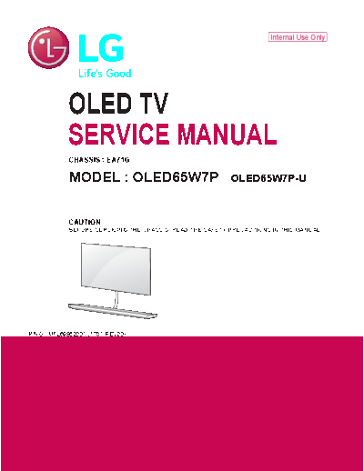 LG+OLED65W7P+Chassis+EA71G