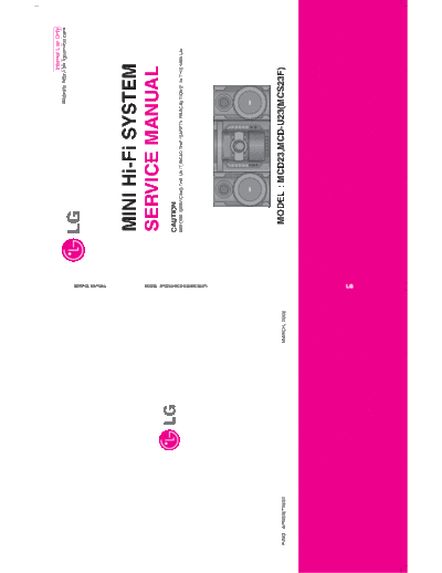 MCD23 Service Manual