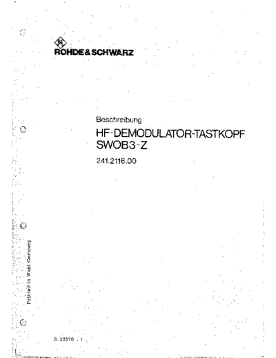 HF- Demodulateur Allemand