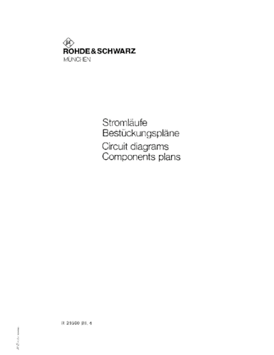 _INCOMPLETE_Rohde Schwarz - FAM - Circuit Diagrams