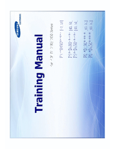 Samsung_D490_D450_Training_PN43D450_PN51D450_PN43D490_PN51D490_PL43D450_PL51D450_PL43D490_PL51D490_PS43D450_PS51D450_PS43D490_PS51D490_[TM]