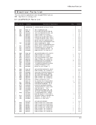 Samsung_LE23R86BD_LE26R86BD_LE32R86BD_LE37R86BD_LE40R86BD_LE23R87BD_LE26R87BD_LE32R87BD_LE37R87BD_LE40R87BD_CH_GBP23-26-32-37-40SEN_Electrical Part List_[SM]