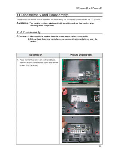 Samsung_LNT3242H_LNT4042H_LNT4642H_Disassembly & Reassembly_[SM]