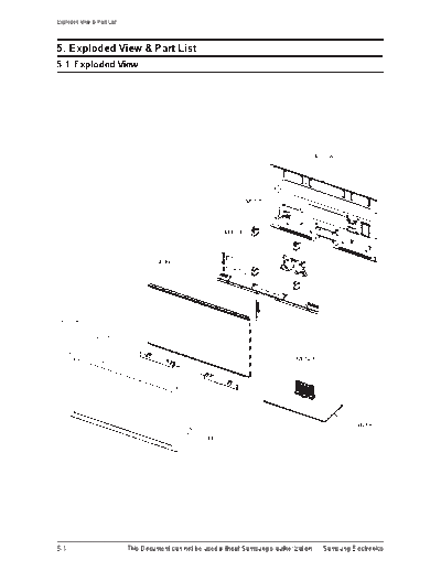 Samsung_PS42C430_Exploded View & Part List_[SM]