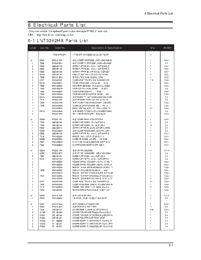 Samsung_LNT3242H_LNT4042H_LNT4642H_Electrical Part List_[SM]