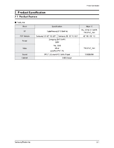 Samsung_PS42C430_Product Specification_[SM]