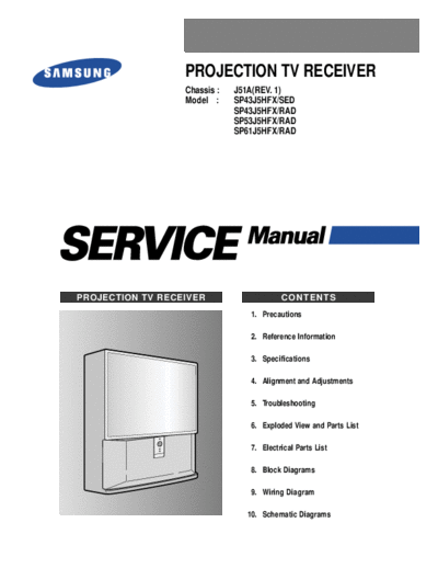 samsung_chassis_j51a_rev_1_rear_projector