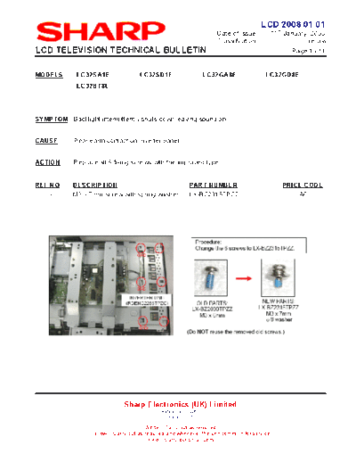 Sharp_LC-32SD1E_LC-26SD1E_Inverter_repair_tips