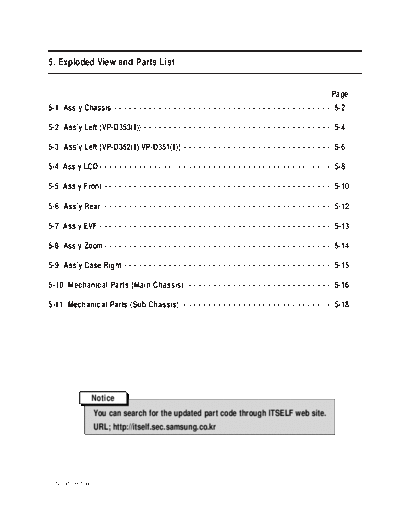 10_Exploded View & Part List