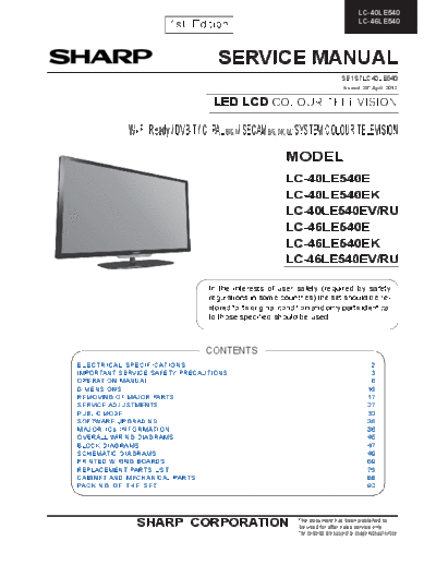 Sharp_LC-40LE540E_LC-40LE540EK_LC-40LE540EV_LC-46LE540E_LC-46LE540EK_LC-46LE540EV_[SM]
