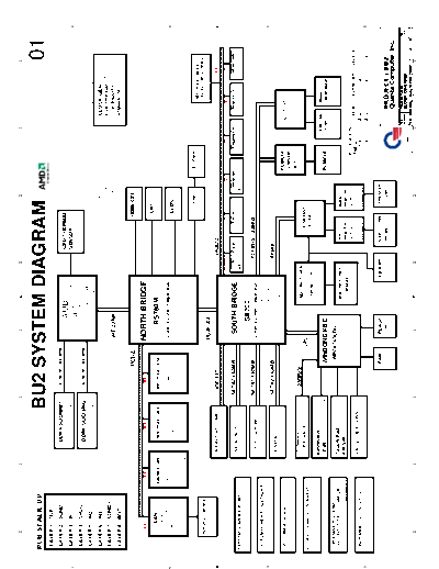 Toshiba Satellite U400D (Quanta BU2) laptop schematics