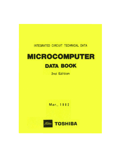 1982_Toshiba_Microprocessor_Data_Book