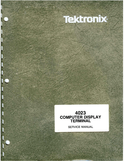 070-1617-00_4023_Computer_Display_Terminal_Service_Manual_May81