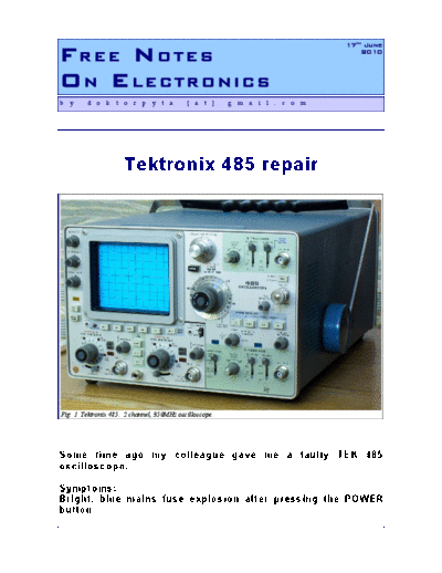 tektronix_485_repair